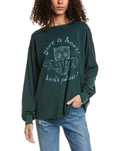Project Social T Give A Hoot T-shirt In Green