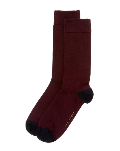 Ted Baker Corecol Sock In Red