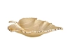 CLASSIC TOUCH DECOR GOLD LEAF DISH - 17"L