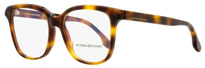 Victoria Beckham Women's Square Eyeglasses Vb2608 215 Tortoise 54mm In Multi