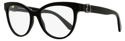 Moncler Women's Cat Eye Eyeglasses Ml5166 001 Black 53mm In Multi