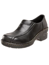 EASTLAND TRACIE WOMENS LEATHER SLIP ON CLOGS