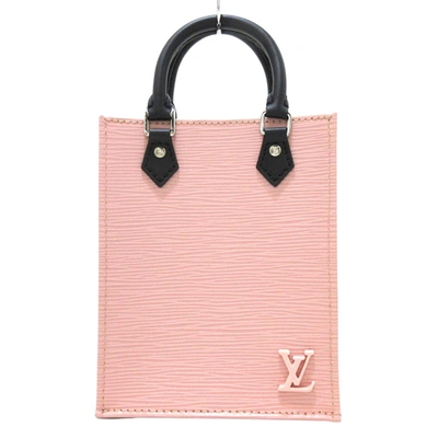 Pre-owned Louis Vuitton Sac Plat Leather Tote Bag () In Pink