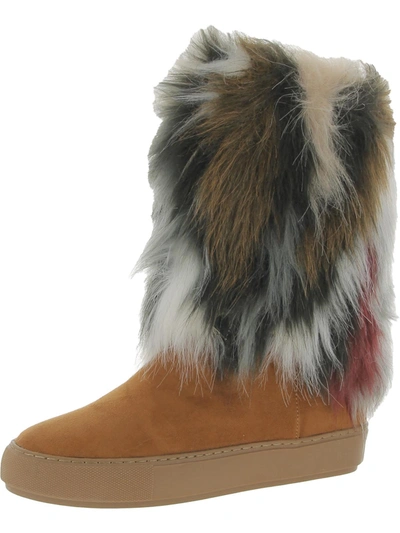 Bellini Airbrush Ii Womens Faux Suede Pull-on Winter & Snow Boots In Brown