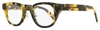 Moncler Men's Alternative Fit Eyeglasses Ml5157d 055 Olive Havana 46mm In Multi