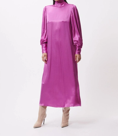 Frnch Noor Dress In Orchid In Pink