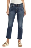 Silver Jeans Co. Women's Beau High Rise Slim Leg Luxe Stretch Jeans In Indigo