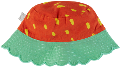 Stella Mccartney Baby Printed Cotton Sunhat In Multicoloured