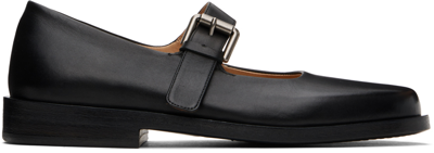 Marsèll Black Mocasso Loafers In 666 Black