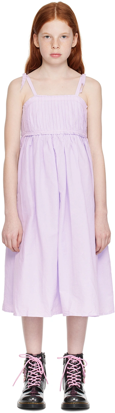 Morley Kids Purple Urugay Ametyst Dress In Hyacinth