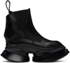 Julius Black Side-gore Shell Chelsea Boots In Black