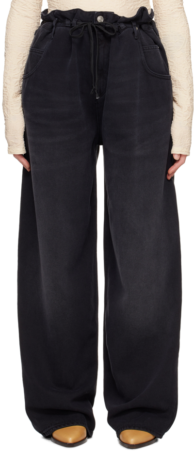 Isabel Marant Jordy Pants In 02fk Faded Black