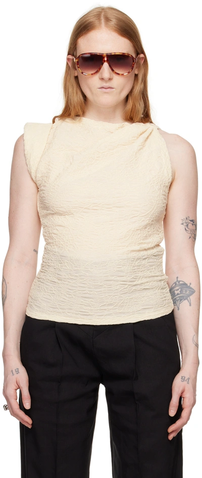 Isabel Marant Off-white Fabiena T-shirt In 23ec Ecru