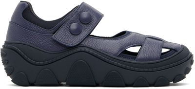 Kiko Kostadinov Blue Tonkin Hybrid Sandals In Indigo