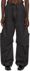 CARNET-ARCHIVE GRAY RUINED MASS TROUSERS
