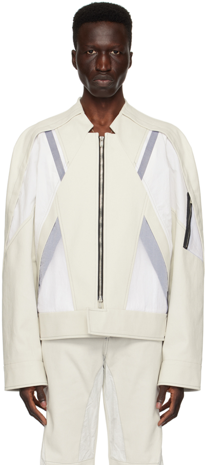 Carnet-archive Off-white Trace Prism Denim Jacket