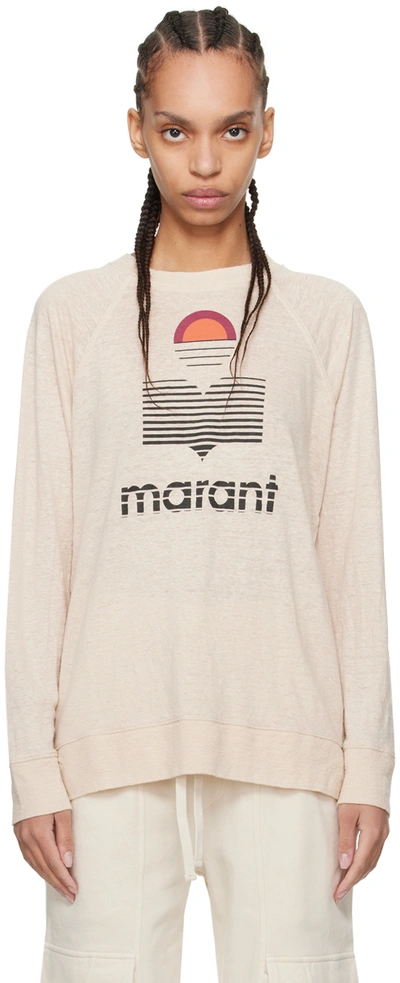 Isabel Marant Étoile Off-white Kieffer Sweatshirt In 23ec Ecru