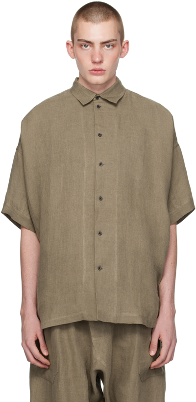 Jan-jan Van Essche Taupe #98 Shirt In Khaki