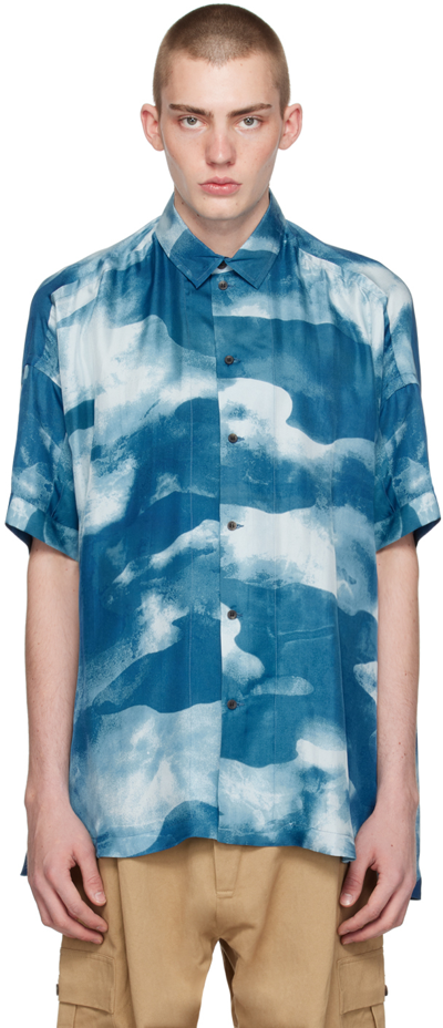 Jan-jan Van Essche Blue #98 Shirt In Clouds