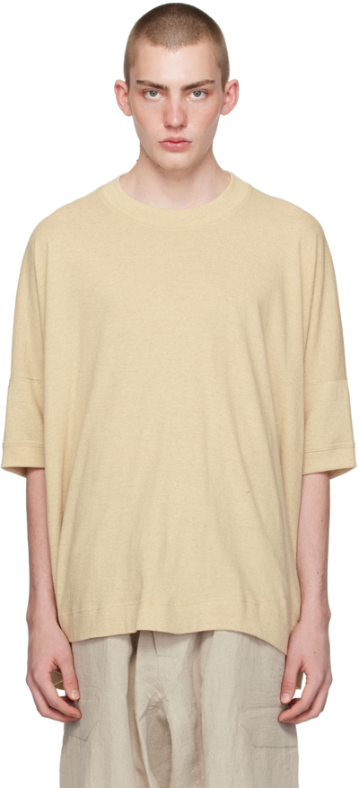 Jan-jan Van Essche Beige #81 T-shirt In Natural Brown