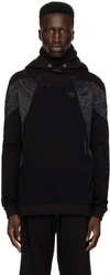 CARNET-ARCHIVE BLACK PANELED HOODIE