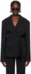 Nanushka Black Marline Blazer In Black