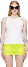 ACNE STUDIOS WHITE PANELED TANK TOP