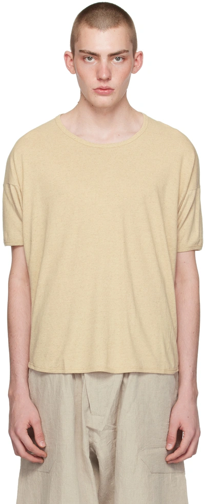 Jan-jan Van Essche Beige #80 T-shirt In Natural Brown