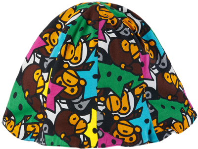 Bape Baby Multicolor All Baby Milo Sta Reversible Bucket Hat