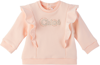 CHLOÉ BABY PINK EMBROIDERED SWEATSHIRT
