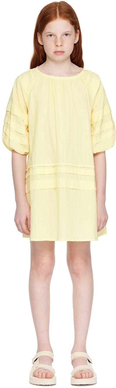 Morley Kids Yellow Ulani Dress In Hay