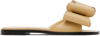 MACH & MACH BEIGE 'LE CADEAU' SANDALS