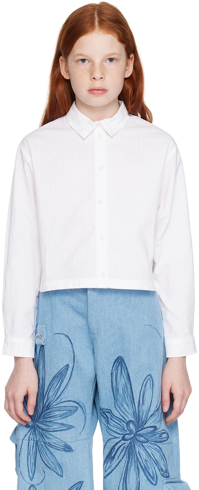 Morley Ray Cotton Shirt In Snow