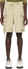 BONSAI BEIGE CARGO SHORTS