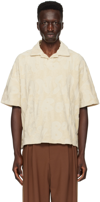 Bonsai Cotton Polo Shirt In Almond Oil Almoil