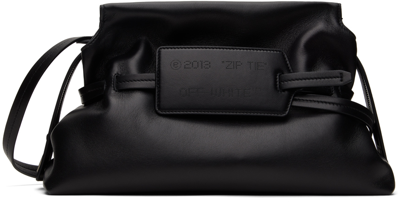 OFF-WHITE BLACK ZIP TIE CLUTCH