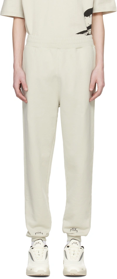 A-cold-wall* Off-white Essential Sweatpants In Bone