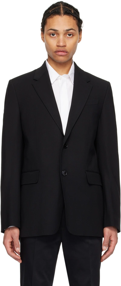 Ami Alexandre Mattiussi Black Two-button Blazer In Black/001