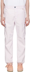 Ranra Loftur Straight-leg Canvas Trousers In Lilac