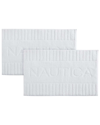 NAUTICA NAUTICA  LOGO KNIT BATH RUG SET