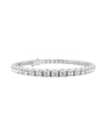 Diana M Lab Grown Diamonds Diana M. Fine Jewelry 14k 10.00 Ct. Tw. Lab Grown Diamond Tennis Bracelet