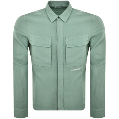 C P Company Cp Company Long Sleeve Shirt Green
