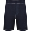 Dsquared2 Navy Blue Cotton Relax Fit Bermuda Shorts In Navy