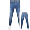 REPLAY REPLAY ANBASS JEANS MID WASH BLUE