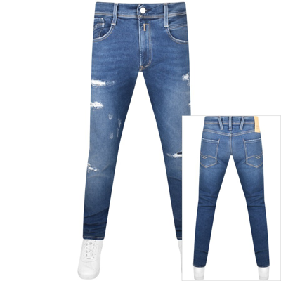 Replay Anbass Jeans Mid Wash Blue