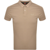 SUPERDRY SUPERDRY SHORT SLEEVED POLO T SHIRT BROWN