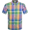 PAUL SMITH PAUL SMITH CASUAL FIT SHORT SLEEVED SHIRT GREEN
