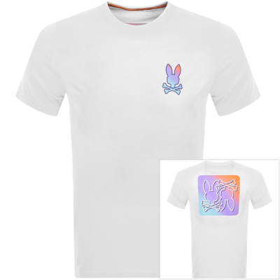 Psycho Bunny Palm Springs Graphic T Shirt White