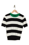 BY DESIGN JUNI STRIPE KNIT SHIRT