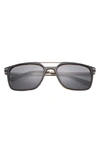 TED BAKER 56MM POLARIZED SQUARE SUNGLASSES